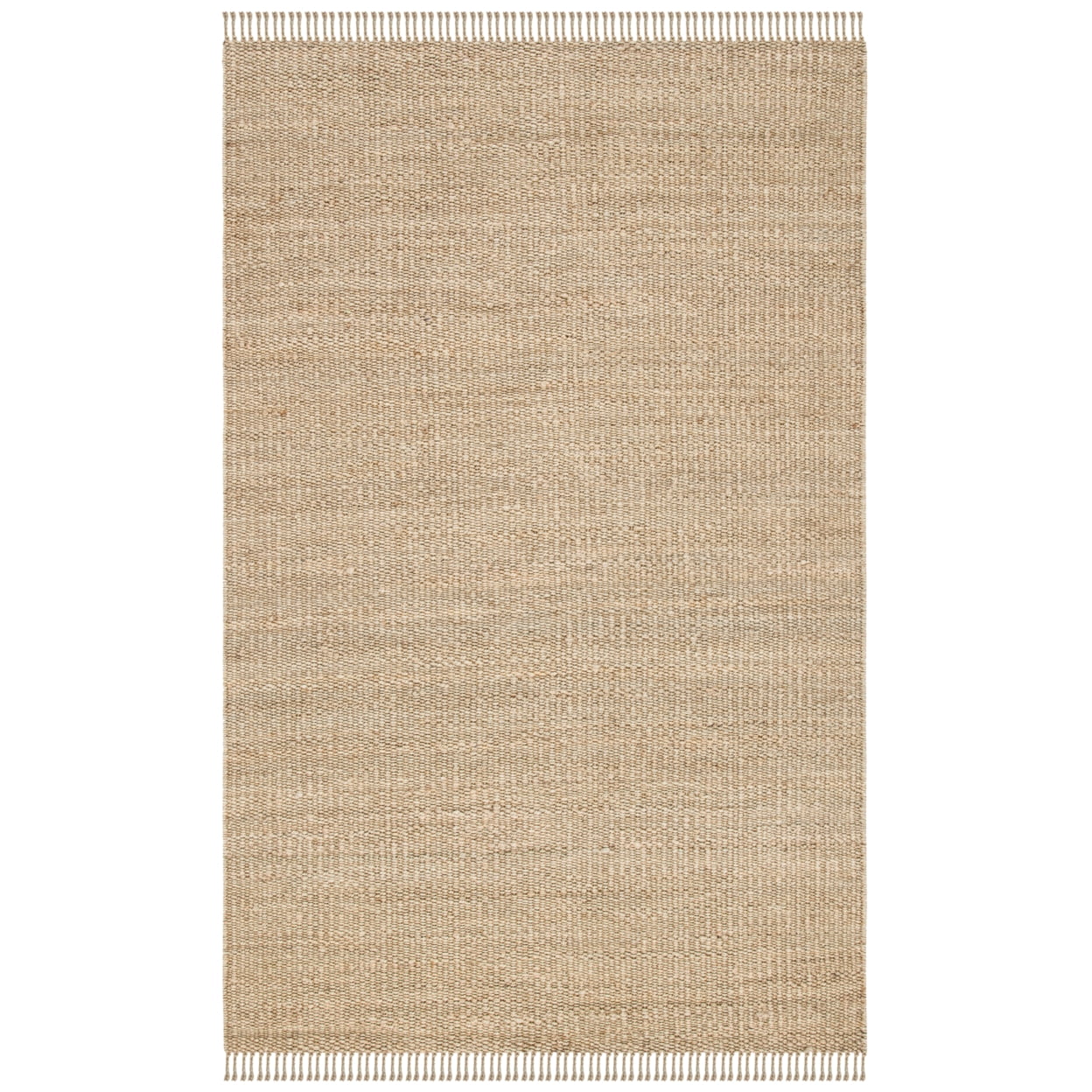 SAFAVIEH Natural Fiber Clara Braided Jute Area Rug, Grey, 9' x 12'