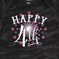thumbnail image 4 of Inktastic Happy 4th- Fourth of July firework Boys or Girls Baby Bodysuit, 4 of 5