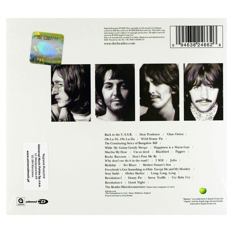The BEATLES ホワイトアルバム CD The Beatles (White Album) 2CD - The Beatles Official Store