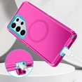 thumbnail image 5 of I-HONVA For Samsung Galaxy S25 Ultra Case Compatible with MagSafe,3-Layer Military Grade Drop Protection Anti-Slip Rugged Shockproof Dustproof Protection 6.8 inch Phone Case,Rose Turquoise, 5 of 7