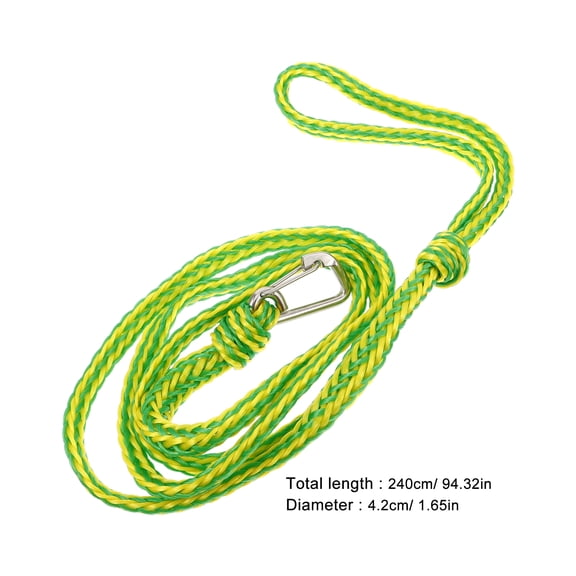 Worgeous Docking Ropes with Mooring Hooks Both Ends for Secure Marine Use