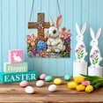 thumbnail image 6 of Easter Decorations,Easter Bunny Hanging Ornament,Colorful 2D Acrylic Easter Egg And Bunny Window Hanging Decor for Spring Holiday Tree Window Party Indoor Outdoor Festive Decoration, 6 of 6