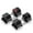 Black and Silver, variant on NUOBELL Adjustable Dumbbells Pair 5-80 lbs : the Adjustable Dumbbell Set to Replace 16 Sets of Dumbbells. Add Nuobell Dumbbells 80lb and Free Weights to Your Home Gym. Just Twist the Handle to Adjust