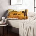 thumbnail image 6 of Daiia Western Cowboy Ranch Bedding Waterproof Pillow Protector Zippered Queen – Bed Bug Proof Pillow Encasement-16"x24", 6 of 6