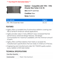thumbnail image 2 of Radiator - Compatible with 1994 - 1996 Chrysler New Yorker 3.5L V6 1995, 2 of 2