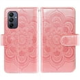 thumbnail image 5 of Asuwish Compatible with Samsung Galaxy A15 5G/4G Wallet Phone Case and Tempered Glass Screen Protector Flower Faux Leather Flip Credit Card Holder Stand Zipper Cell Cover for A 15 G5 15A Women Pink, 5 of 8