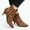 Leopard Print, variant on Women's boots Spring new pointy heel ankle boots fashion leopard print side zipper heel naked boots