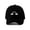 Black, variant on Pixelart Rainbow W Clouds Hat  -Image by Shutterstock,  Small