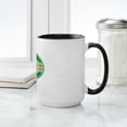 thumbnail image 4 of CafePress - Chicago Irish Flag Sticker Large Mug - 15 oz Ceramic Large White Novelty Mug, 4 of 4