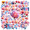2A, variant on Aesthetic Flower Stickers, Waterproof Flower Sticker for Water Bottle Laptop Phone Cases Planner Skateboard Luggage Helmet Party Favor Decor, Ideal for Adults Teens Teacher Rewards