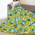 thumbnail image 6 of Pofeuu Lemon1 Print Ultra-Soft Micro Fleece Blanket,for Bed Or Sofa,All Season Throw Blankets Flannel Blanket-40"x30", 6 of 7