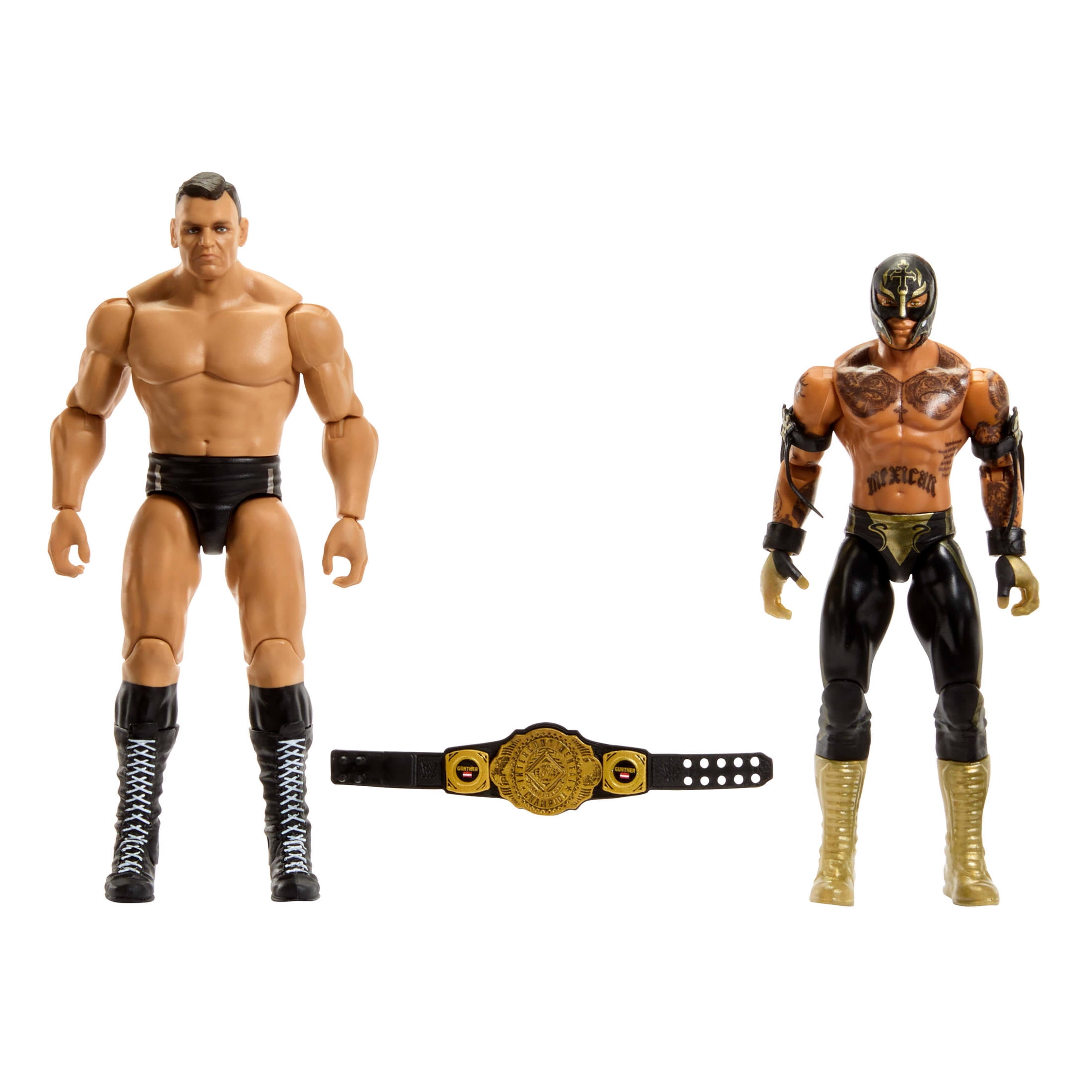 WWE Championship Showdown Rey Mysterio vs Gunther 2-Pack - Walmart.com