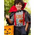 thumbnail image 5 of Tstars Boys Unisex Halloween Party Shirt Kids Halloween Gift King of the Patch Cute Pumpkin Boys Day of the Dead Spooky Trick or Treat Funny Humor Gifts Toddler Kids Graphic T Shirt, 5 of 8