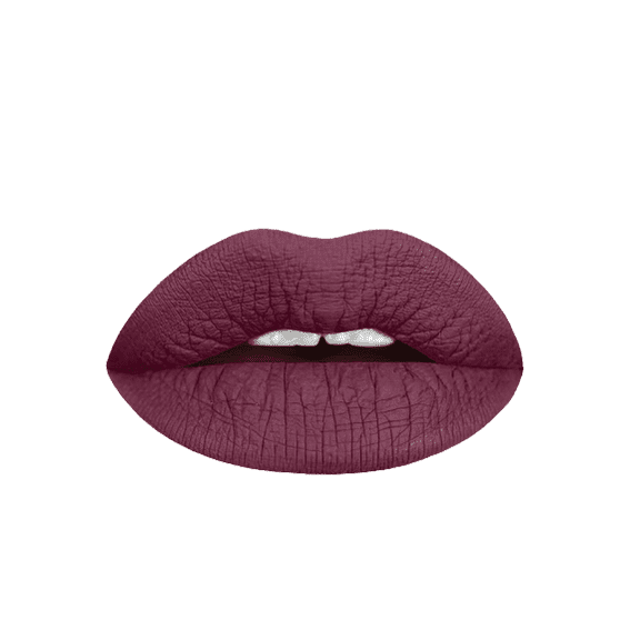 Aromi Black Cherry Matte Liquid Lipstick – Plum Maroon Lip Color for Women, Blue Undertones (Black Cherry)