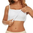 thumbnail image 1 of CHOK Camisoles à Soutien-Gorge Intégré pour Femmes, Bretelles Spaghetti Ajustables, Débardeur Sans Manches, Hauts d'Été, 1 of 7