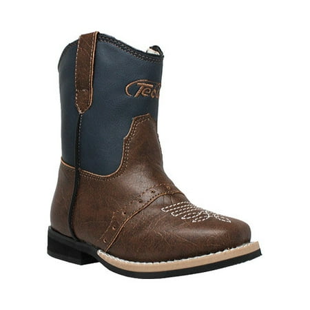 Infant Boys 5581 6 Side Zipper Western Boot