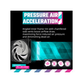 thumbnail image 3 of Cooler Master Mobius 140P ARGB High Performance Interconnecting Ring Blade Fan, PWM 2400rpm, Loop Dynamic Bearing, ARGB Customizable LEDs for PC Case, Liquid and Air Cooler (MFZ-M4DN-19NP2-R1), 3 of 5