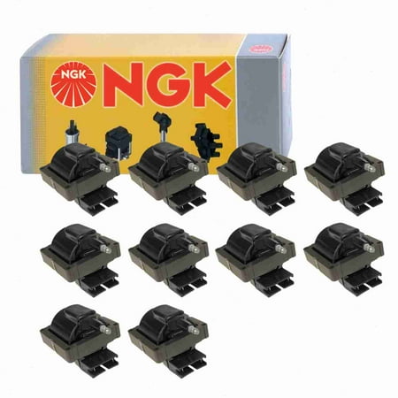 10 pc NGK 49034 Ignition Coils for 00079 00118 118 1415098 178-8217 2505-77010 36-1121 DG325 DG434 DG453 DG462 DG463 DG470 DGE453 E2FZ-12029-A E3FZ-12029-A E73Z-12029-A E92 E92P F1953 F32Z-12029-A