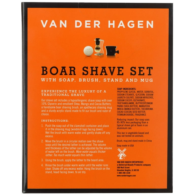 VAN DER HAGEN Boar Shave Set VAN DER HAGEN Boar Shave Set