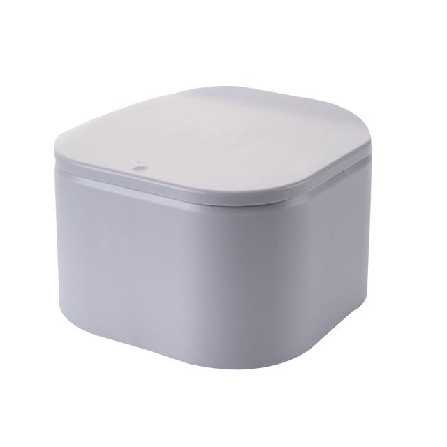 Worallymy Desktop Push-type Pop-up Pequeño Cubo de basura Mini Cubo de almacenamiento cuadrado Caja Suministros para el hogar y la oficina Worallymy JD735811367
