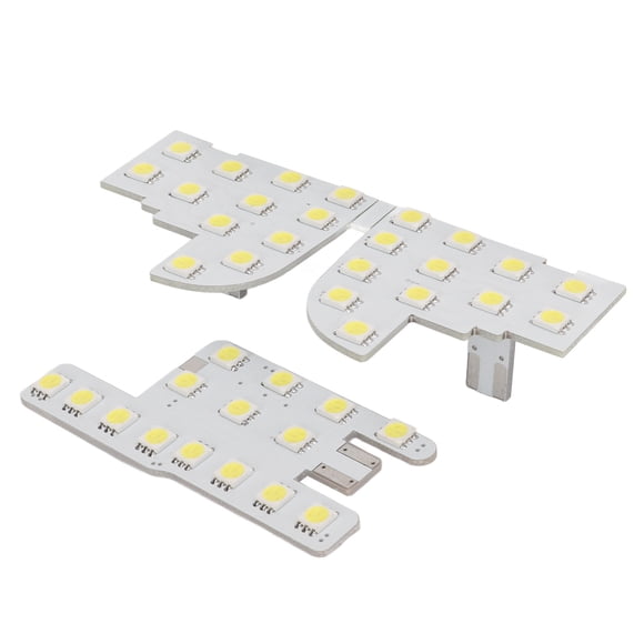 Juego de 3 piezas 48SMD 39LEDs Luz de lectura interior del automóvil 12V 5W Blanco 8000LM Lámparas de techo de repuesto para CRV 2017+