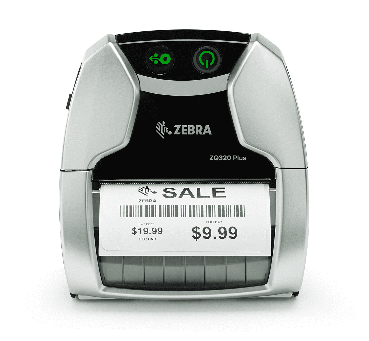 Zebra ZQ320 Plus 3″ Mobile Direct Thermal Printer – 203 dpi, Wi‑Fi (802.11ac) + Bluetooth 4.x, 2280 mAh Battery, IP54, P/N; ZQ32-A0W03R0-00