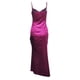 thumbnail image 3 of WILLBEST Vestidos De Lino Para Mujer Nuevo Estilo De Chica Belleza De Corte Bajo De Satén Con Abertura Y Tirantes Delgados Sin Espalda, 3 of 3