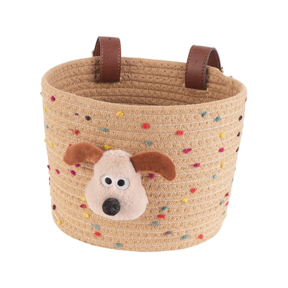Small Woven Storage Basket Colorful Cotton Rope Basket for Toys Storage Organizer Multi Use Home Decor Basket