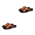 thumbnail image 2 of Minnieouse Pantuflas Zapatos casuales Chanclas Sandalias Playa Marrón treinta y nueve 2piezas, 2 of 6