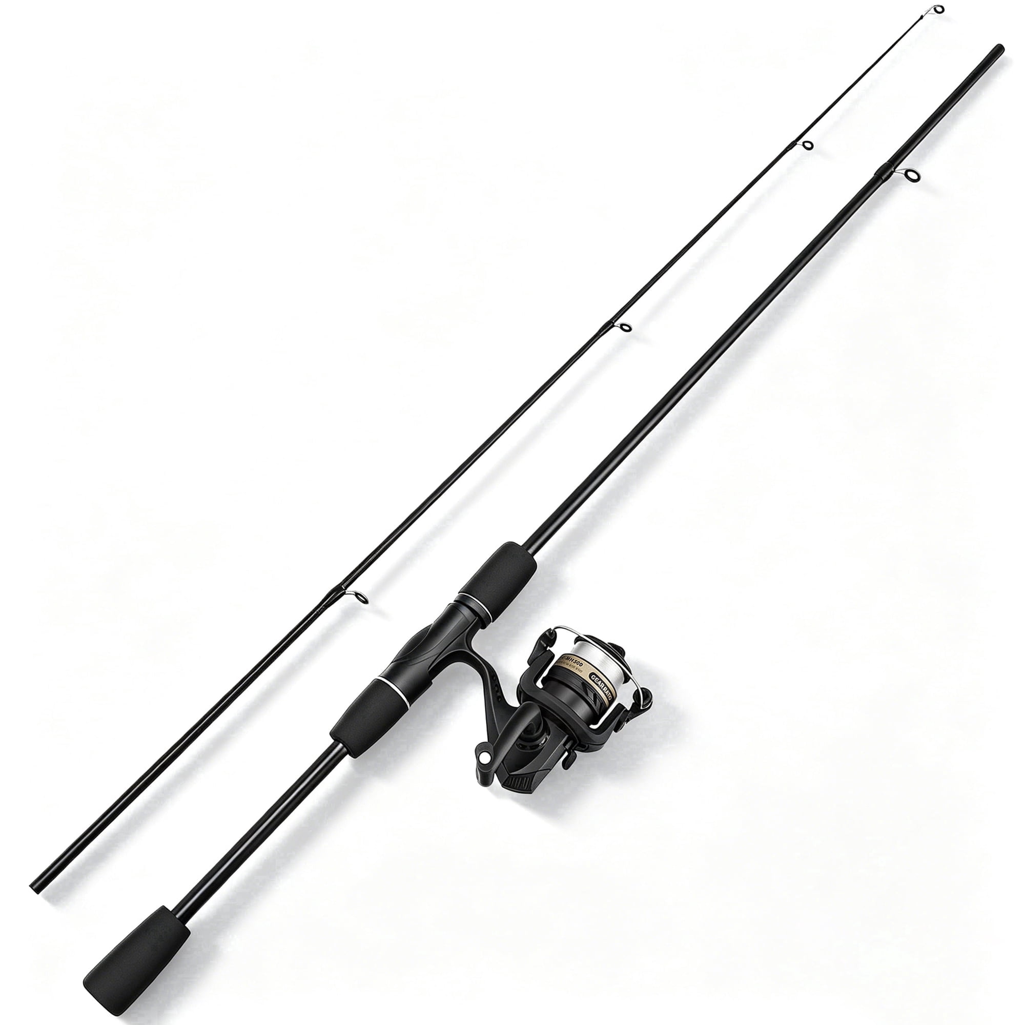 YTAKY Fishing Pole, Ultralight Spinning Rod and Reel Combo, 30 Ton Carbon Fiber, Sensitive Tip, 2-Piece, 5.9ft 110g Lure 5-21g Line 8-30LB