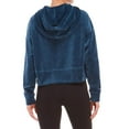 thumbnail image 2 of Calvin Klein Womens Performance Velour Cropped Hoodie, 2 of 2