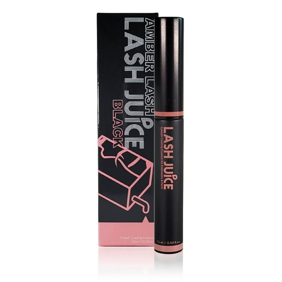 Lash Juice By Amber Lash – Eyelash Coating Sealant – BLACK