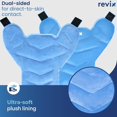 thumbnail image 3 of shiyou-Large Ice Pack for Shoulder and Back with Straps, Reusable Full Back Ice Pack Wrap Cold Compression Therapy for Discomfort and Fatigue Relief, Post-workout Recovery, 3 of 4