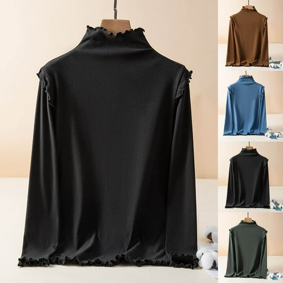 Miluxas Women's Velour Sweatshirts Crewneck Long Sleeve Solid Color Casual Pullover Soft Warm Shirts Velvet Tops for Fall Winter Green XL(XL)