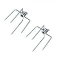 thumbnail image 4 of Pair of Stainless Steel Rotisserie Meat Forks Kit Barbecue Roast Tool Grill Replacement, 4 of 5