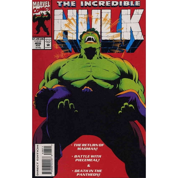 Incredible Hulk, The #408 VF ; Marvel Comic Book