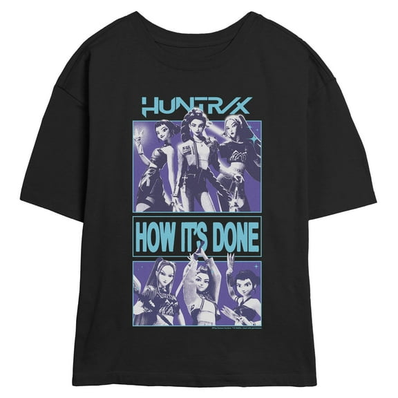 Juniors KPop Demon Hunters Huntrix How It's Done Girls T Shirt