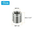 thumbnail image 2 of Unique Bargains Adaptateurs de Filetage Manchon Réducteur Écrou M8 * 1,25 Mâle à M5 * 0,8 Femelle Réparation Insert Vis Réducteur 8mm 10 Pcs, 2 of 6