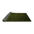 thumbnail image 2 of Ahgly Company Indoor Round Abstract Green Modern Area Rugs, 5' Round, 2 of 4