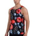 thumbnail image 2 of Pofeuu Variety Of Fruits And Berries Print Men's Workout Tank Tops Sleeveless Muscle Gym Shirt Quick Dry-XX-Large, 2 of 7