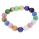 thumbnail image 4 of de Abalorios Joyas de Brazalete de Ágata Elástica Multicolor con Caja - 10mm, 4 of 8