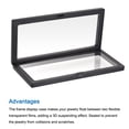 thumbnail image 4 of Caja de Presentación Flotante Unique Bargains Estuche Soporte 23cm x 11cm x 2cm Negro paquete de 2, 4 of 5