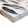 thumbnail image 2 of Ambesonne Animal Fitted Sheet, Bird Body Feathers Set, Full Size, Multicolor, 2 of 3