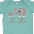 thumbnail image 4 of Inktastic Little Sister Elephant Girls Baby Bodysuit, 4 of 5