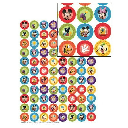 UPC: 0073168266045 | EU-621002 – Mickey Mouse Clubhouse Gears Mini Stickers by Eureka