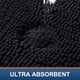 thumbnail image 3 of Alfombra de baño Smiry Luxury Chenille extrasuave, absorbente, 60 x 40 cm, 3 of 8