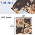 thumbnail image 6 of GZHJMY Napkin Sunflower Ladybug Bee Retro Floral Kitchen Dining Table Collection Party Decor Housewarming Gift 1 Pack 20" × 20", 6 of 6
