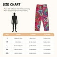 thumbnail image 2 of Pajama Pants Women, Brightly Colored Paisley Sweatpants Soft Sleep Lounge Pants, Casual PJ Bottoms Pants with Pockets, 2 of 5