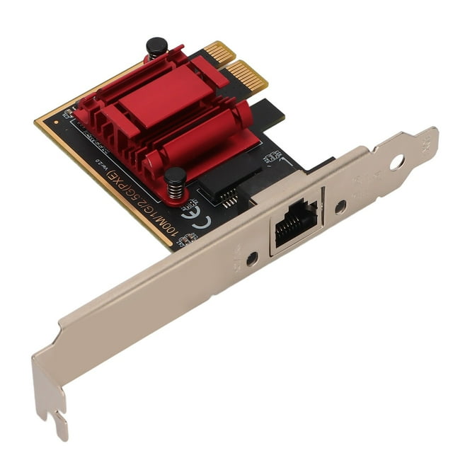 PCIe Internet Adapter, 2.5Gbps Stable Transmission PCI Express Gigabit Ethernet Card Fast Transmission For For 10 For OS X