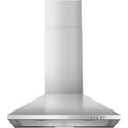 thumbnail image 2 of 24 inch Wall Mount Range Hood 450CFM 120V - Stainless Duct Convertible with 3-Speed Fan & Filters, 2 of 7